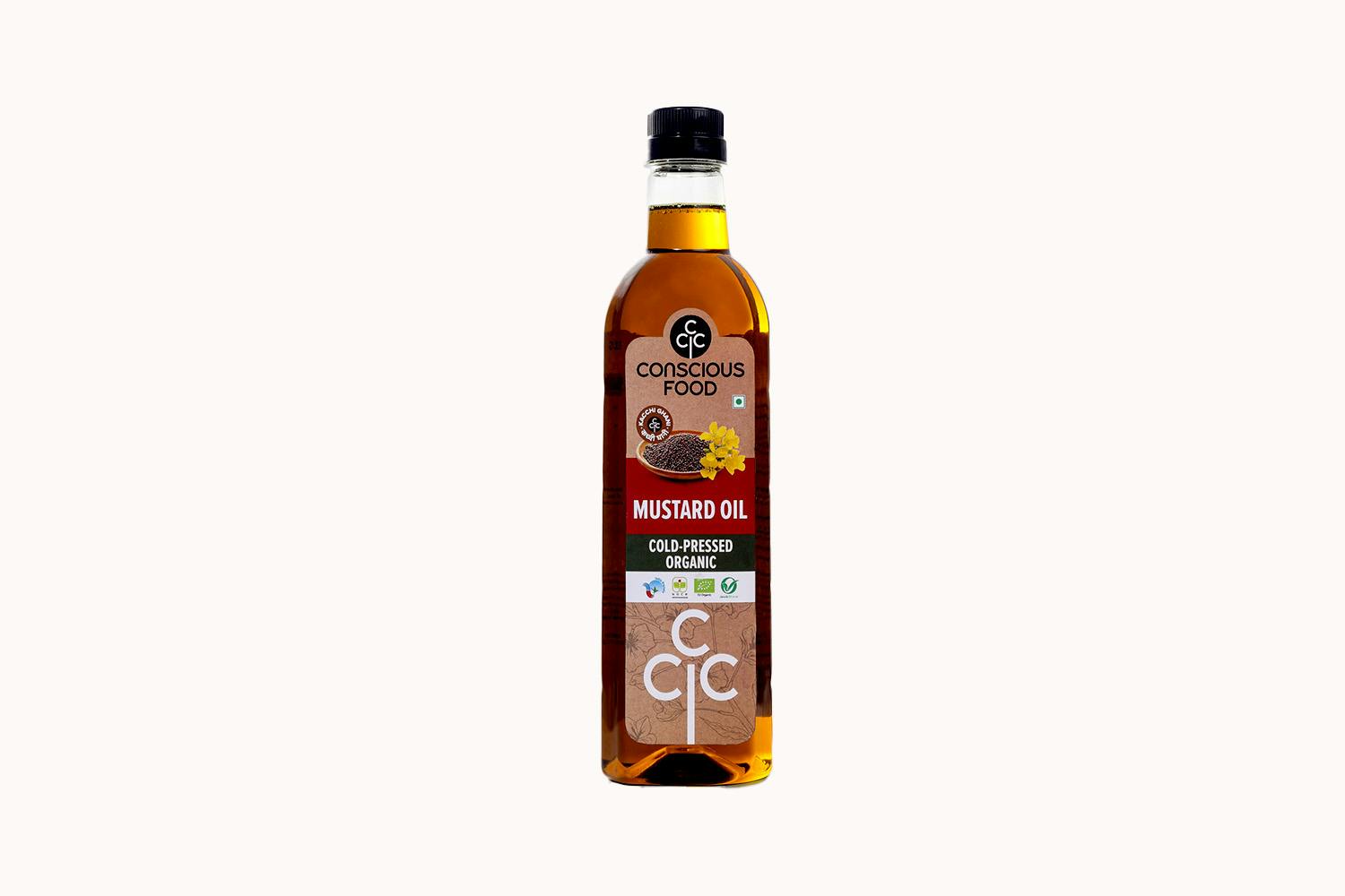 Conscious Food Organic Cold Pressed Mustard Oil
