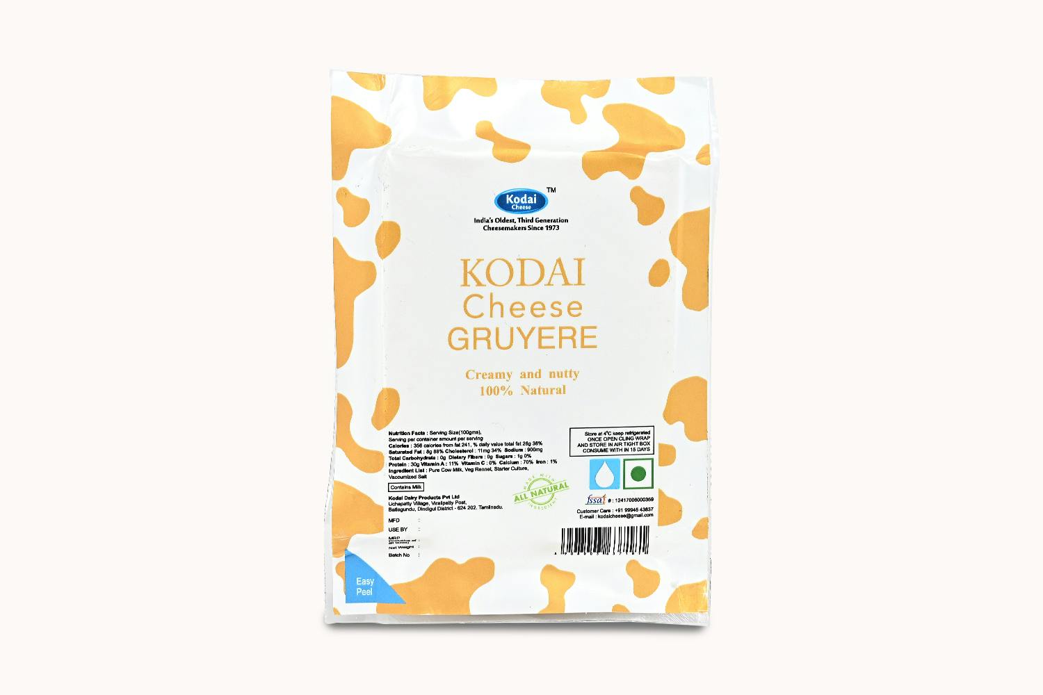 Kodai Cheese Gruyere Cheese