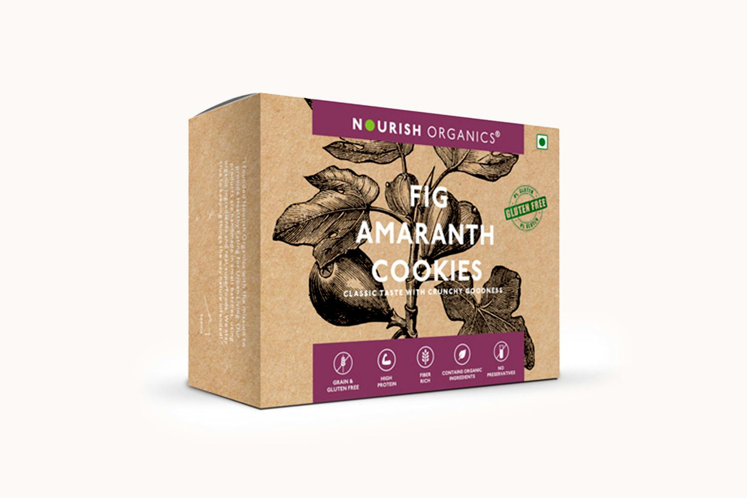 Nourish Organics Fig Amaranth Cookies