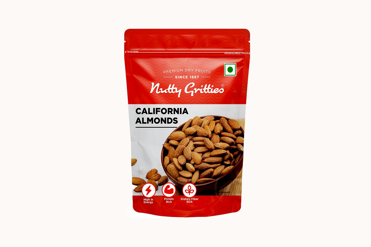 Nutty Gritties Jumbo California Almonds