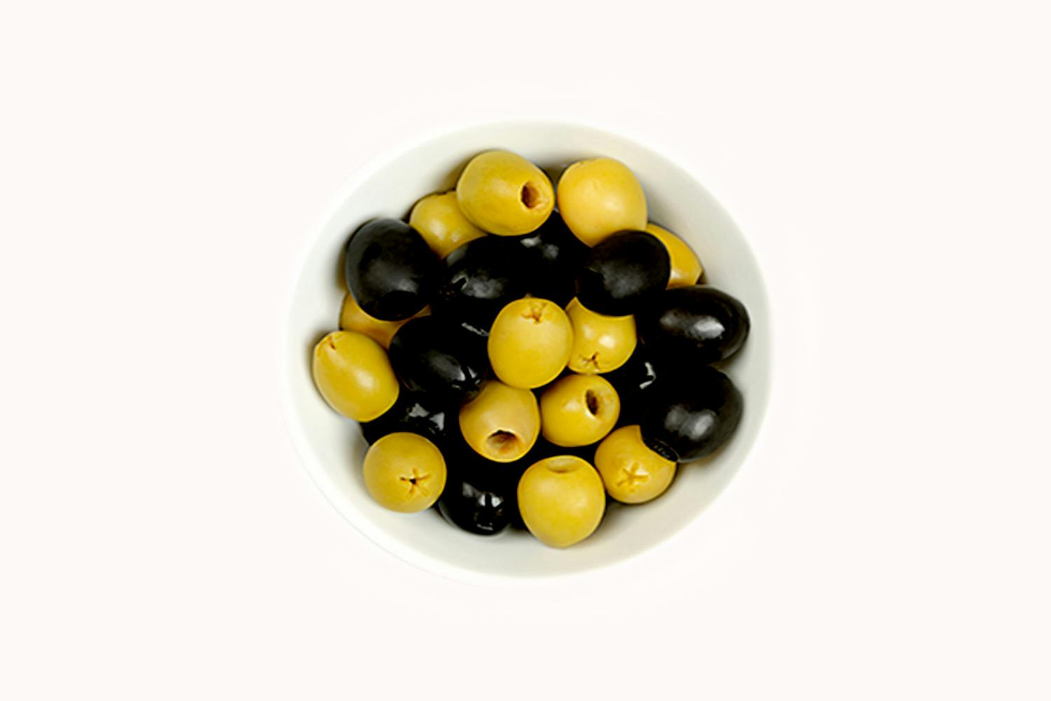 Green & Black Pitted Olives