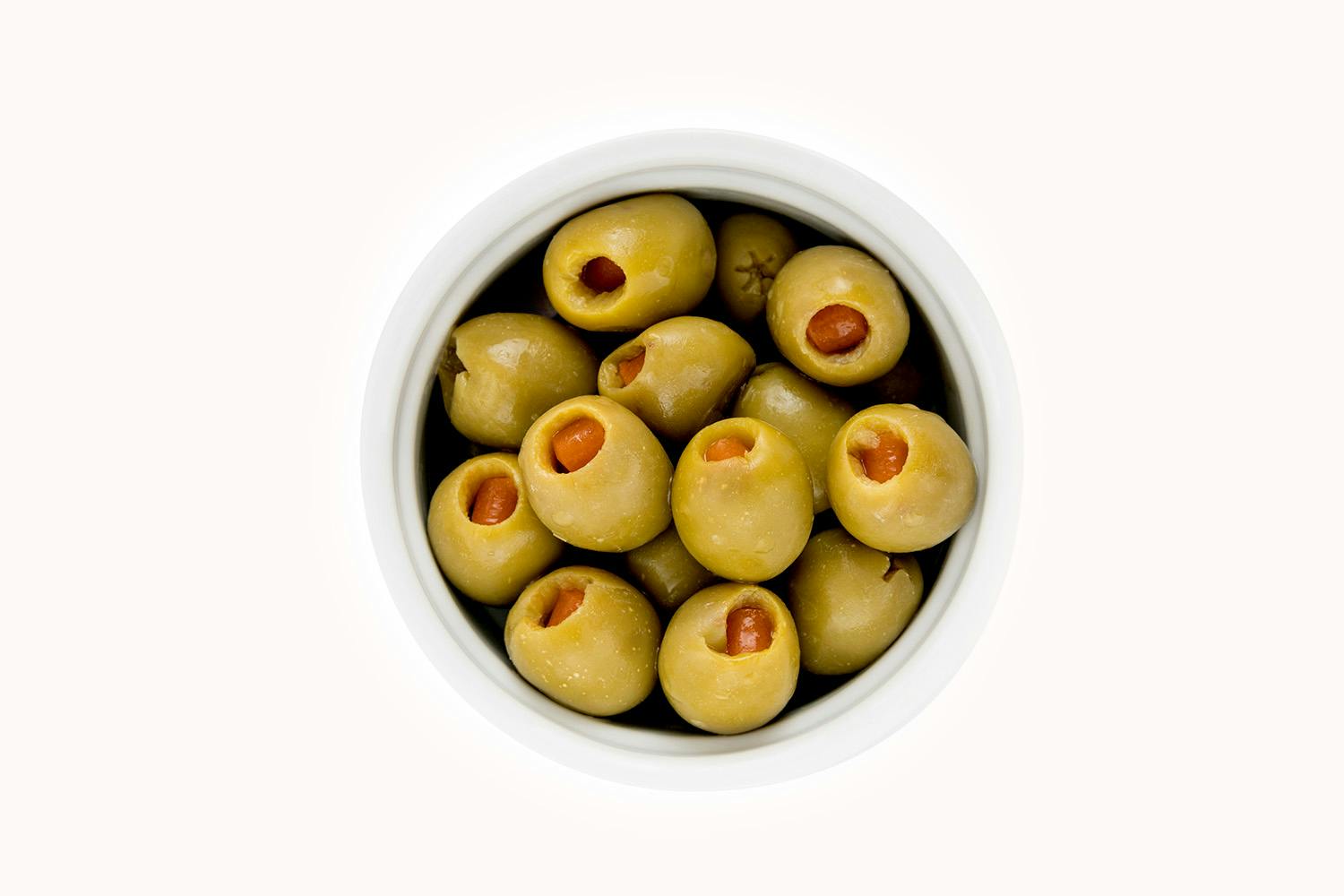 Green Olives Stuffed With Spicy Jalapeño Paste