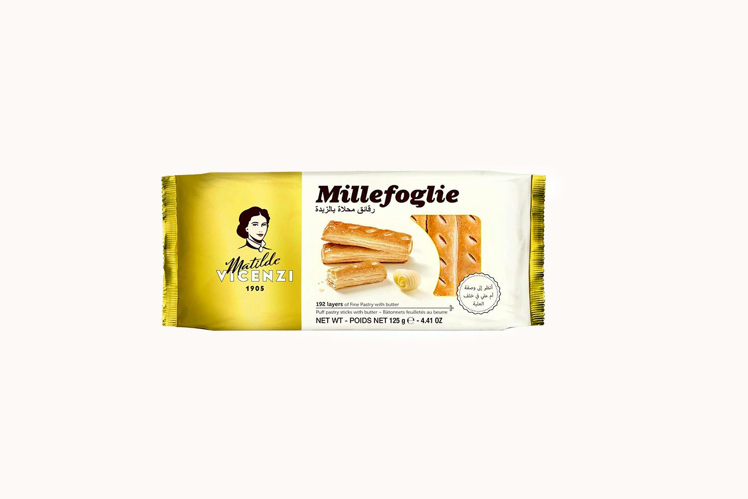 Matilda Vicenzi Millefoglie D'Italia Puff Pastry Sticks
