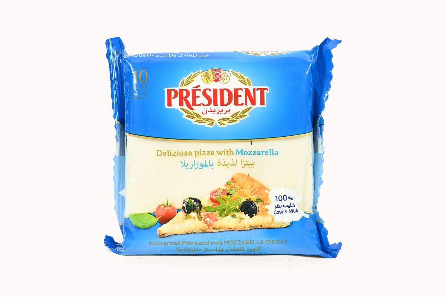 President Cheese Slices Pizza Mozzarella