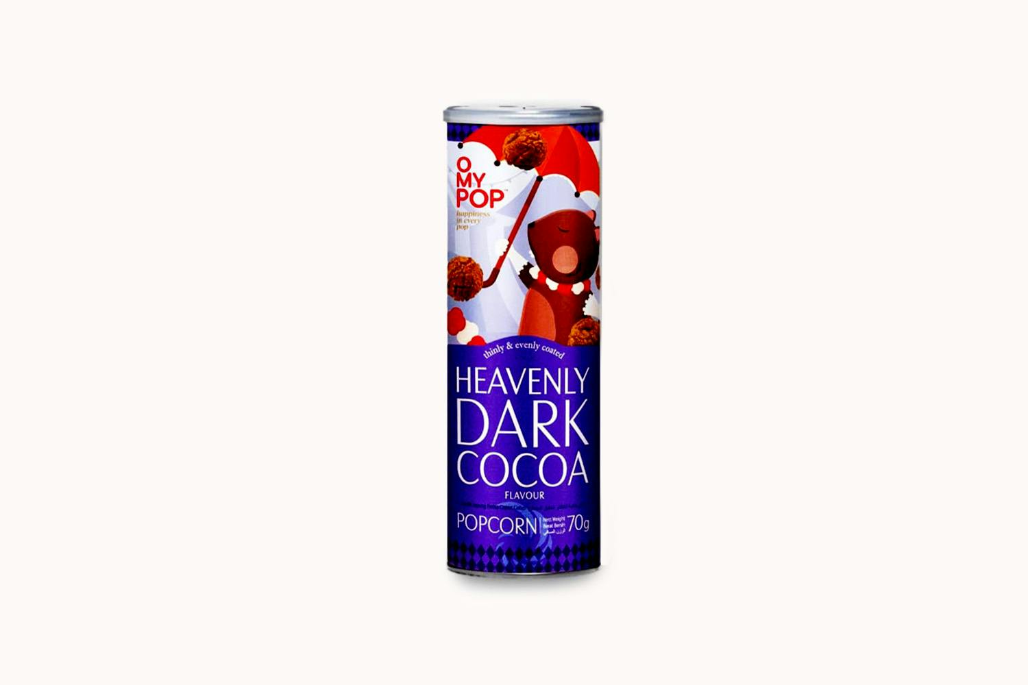 O My Pop Flavoured Popcorn Heavenly Dark Cocoa