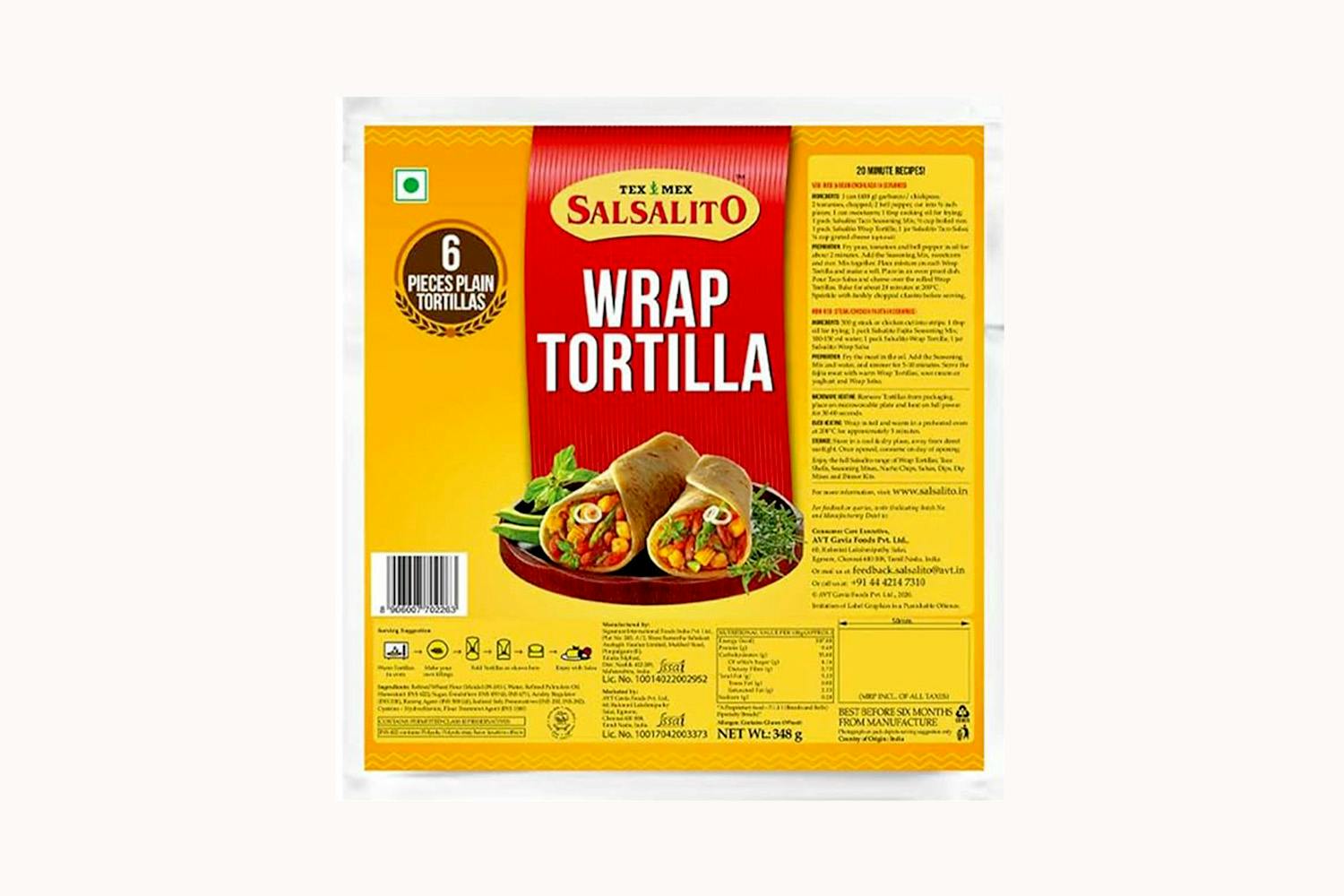 Salsalito Wrap Tortilla Original