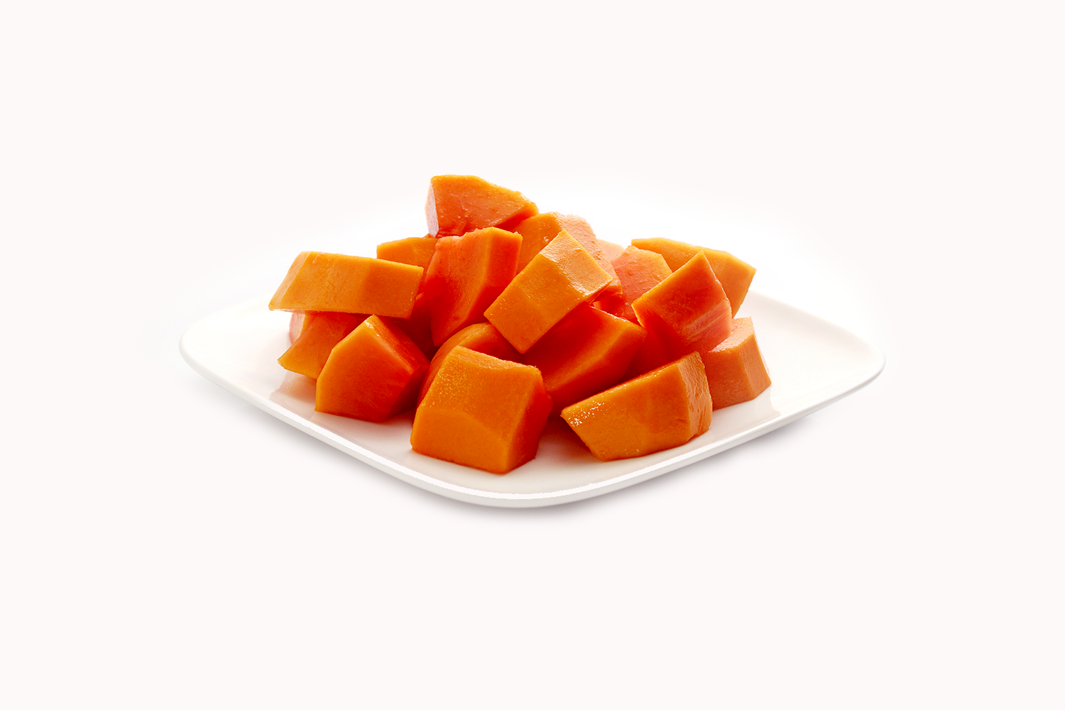 Diced Papaya