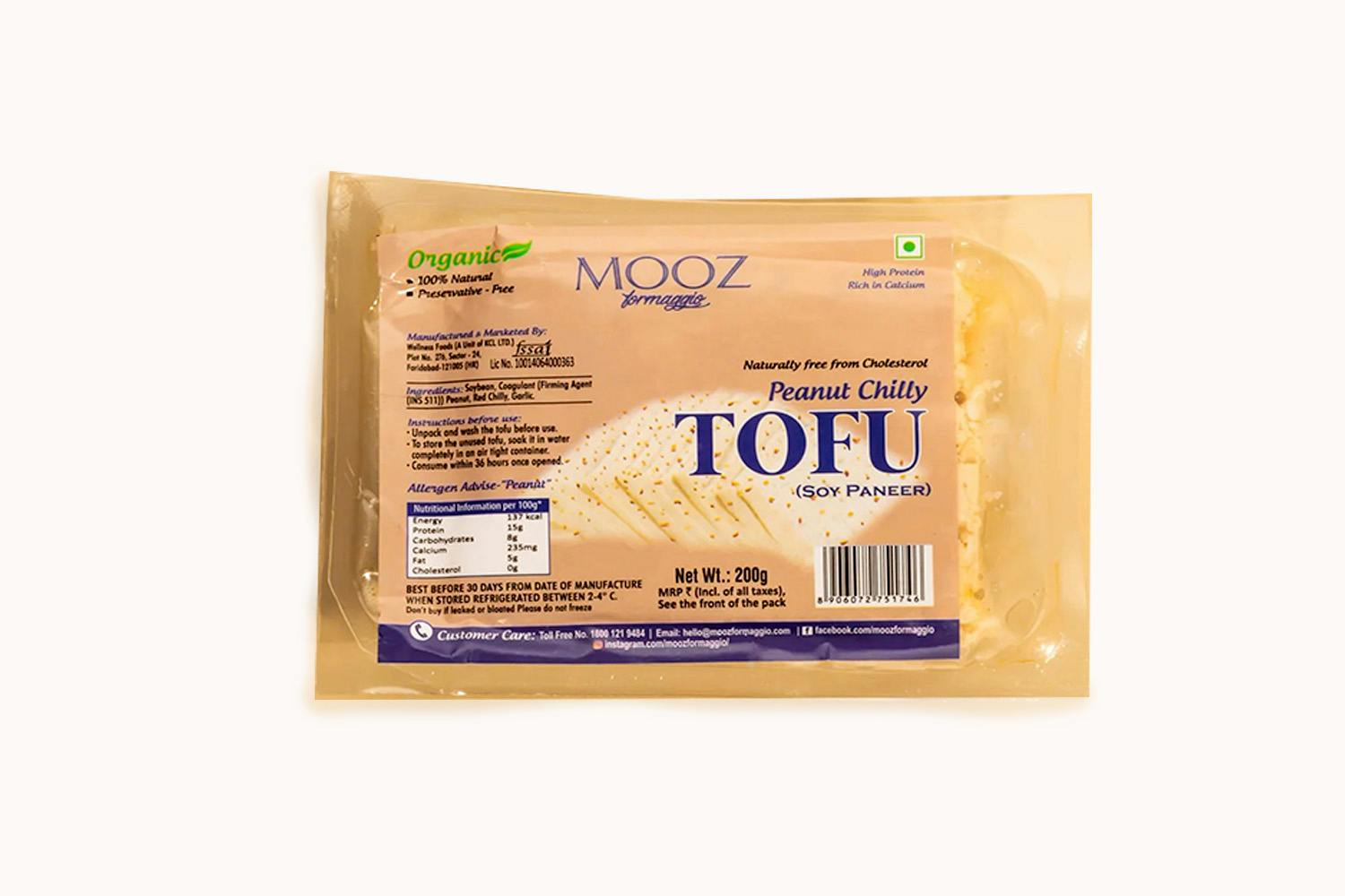 Mooz Organic Peanut Chilli Tofu