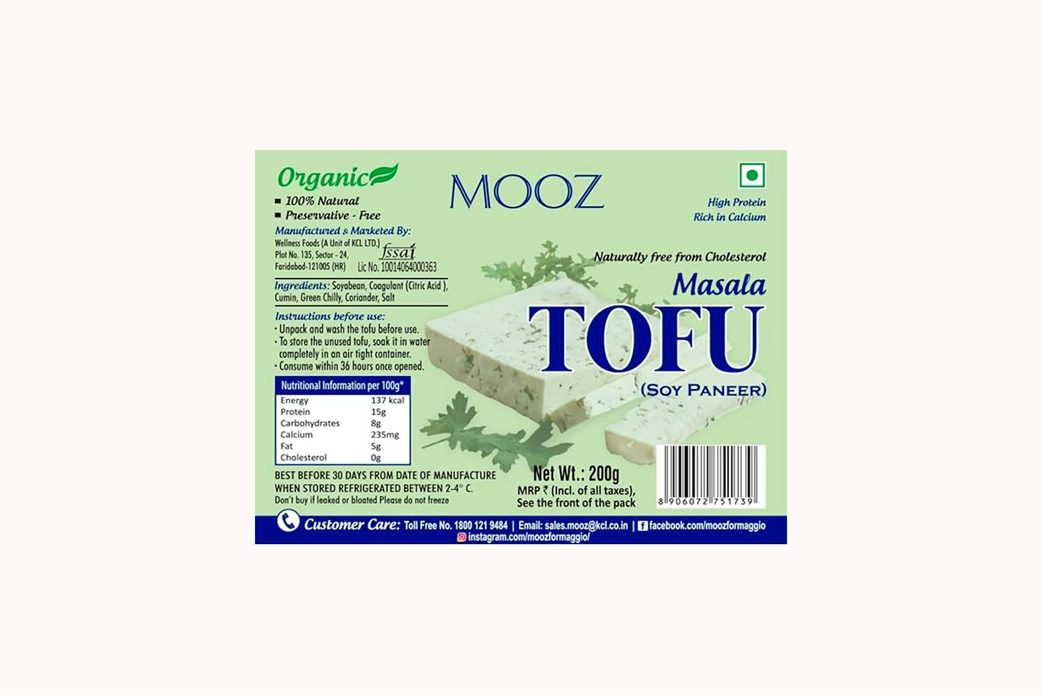 Mooz Organic Masala Tofu