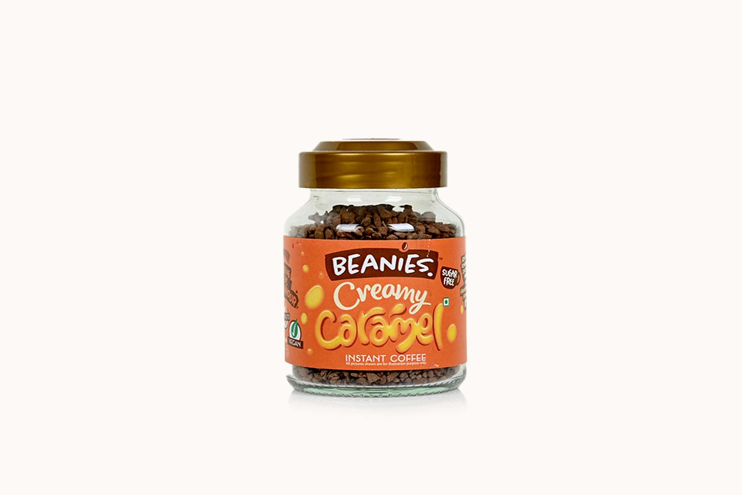 Beanies Creamy Caramel Flavour Infused Instant Coffee