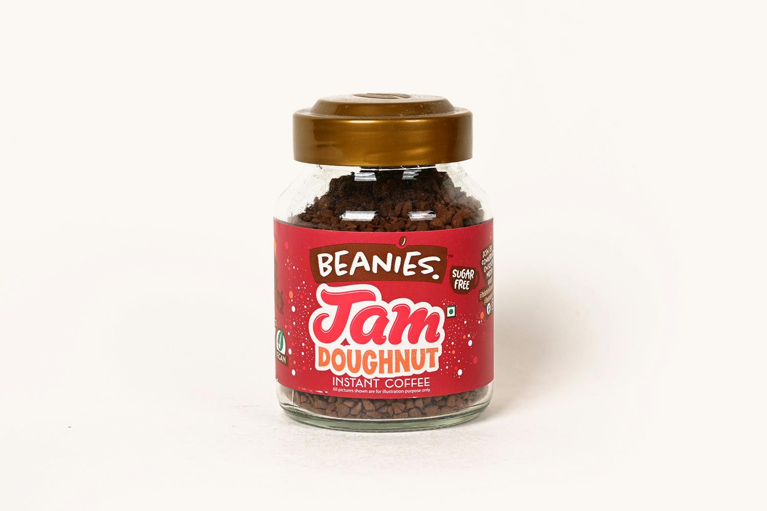 Beanies Instant Coffee - Jam Doughnut Flavour
