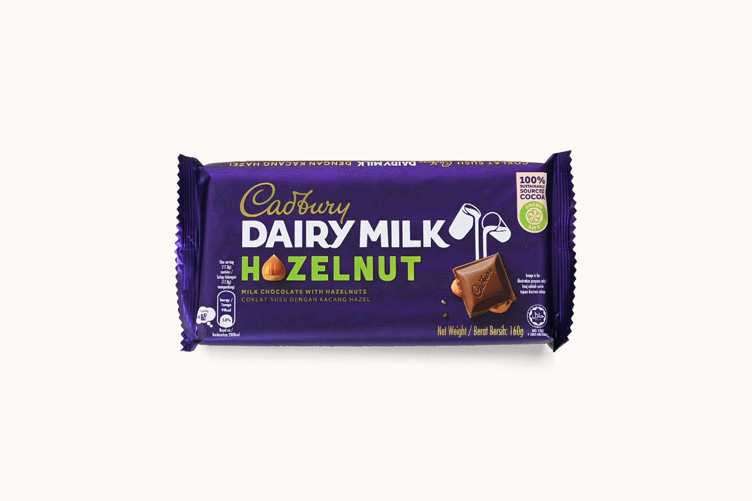 Cadbury Dairy Milk Hazelnut Chocolate Bar