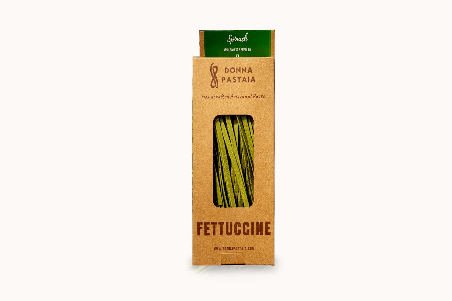 Donna Pastaia Artisanal Spinach Fettuccine Pasta