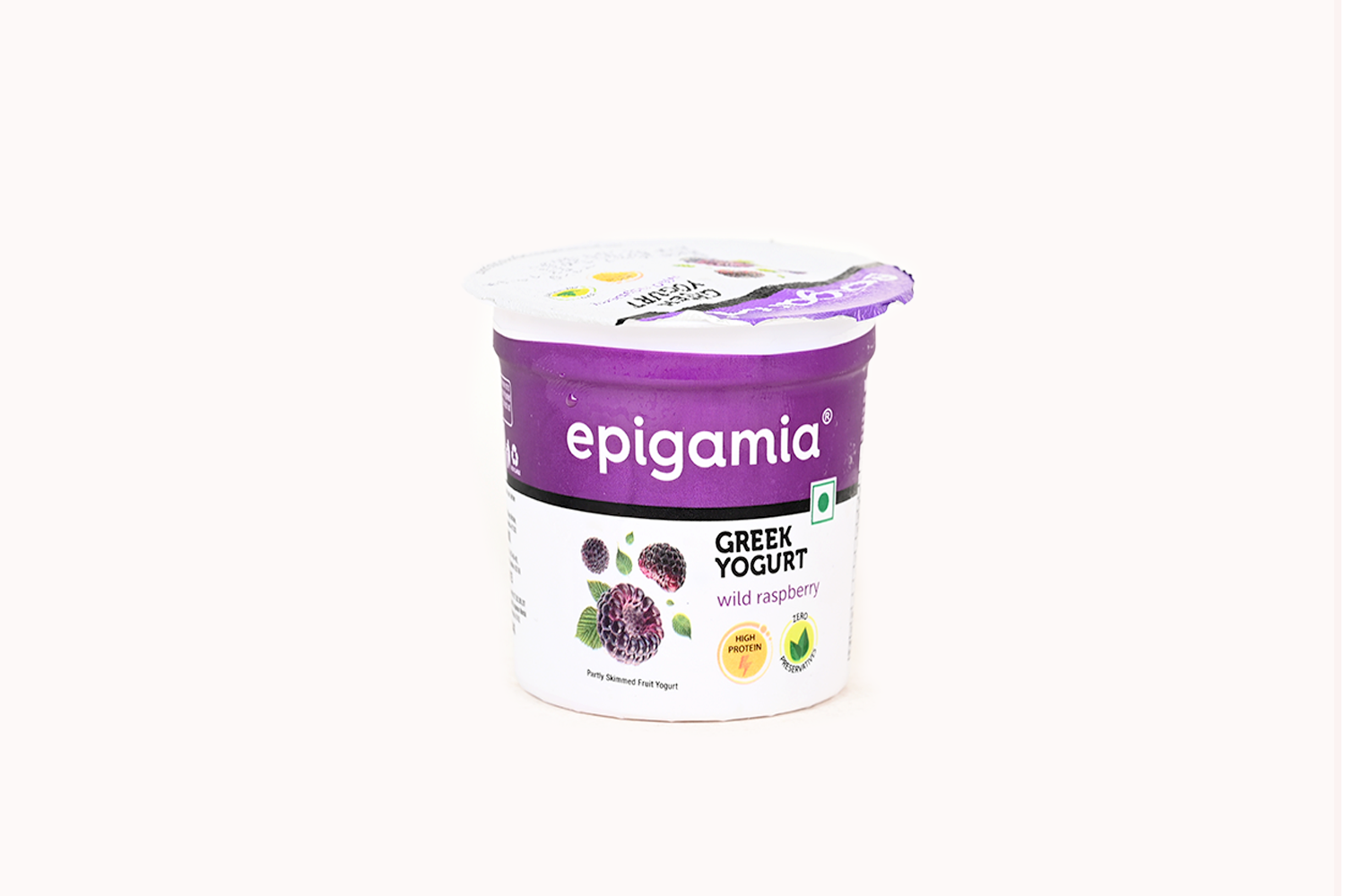Epigamia Wild Raspberry Greek Yoghurt