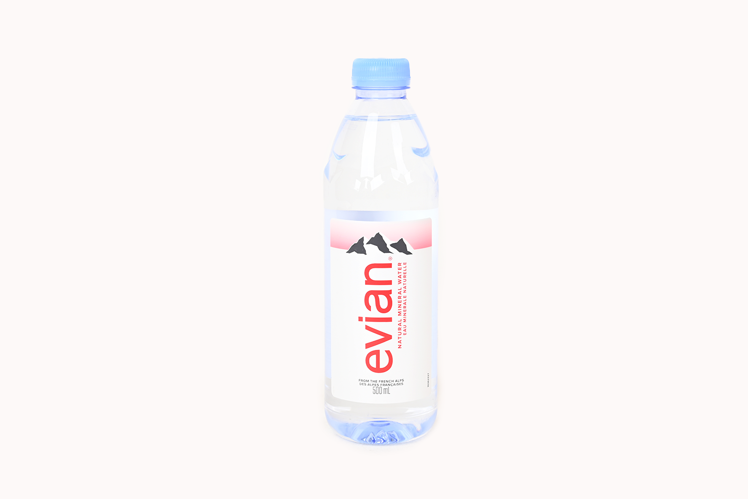 Evian Pure Natural Mineral Water Bottle