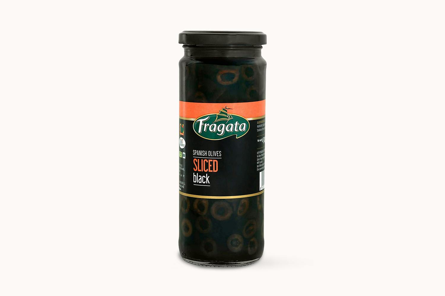 Fragata Black Olives - Sliced