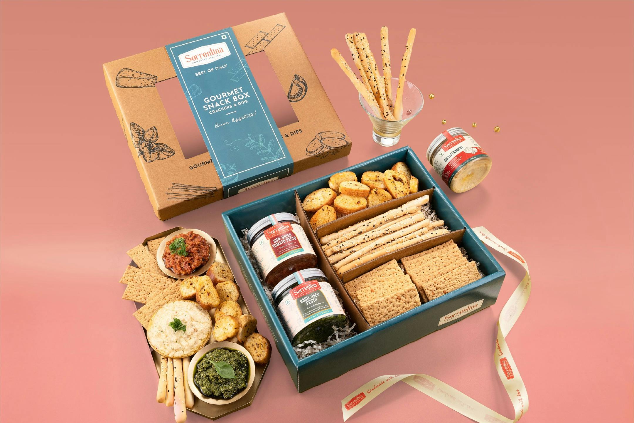 Sorrentina Chip & Dip Box