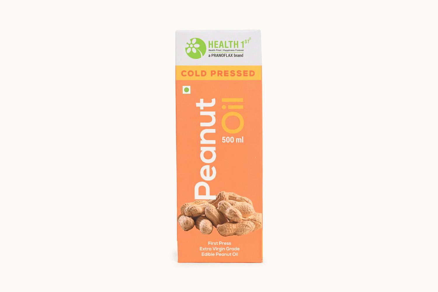 Health1st Cold-Pressed Groundnut Oil