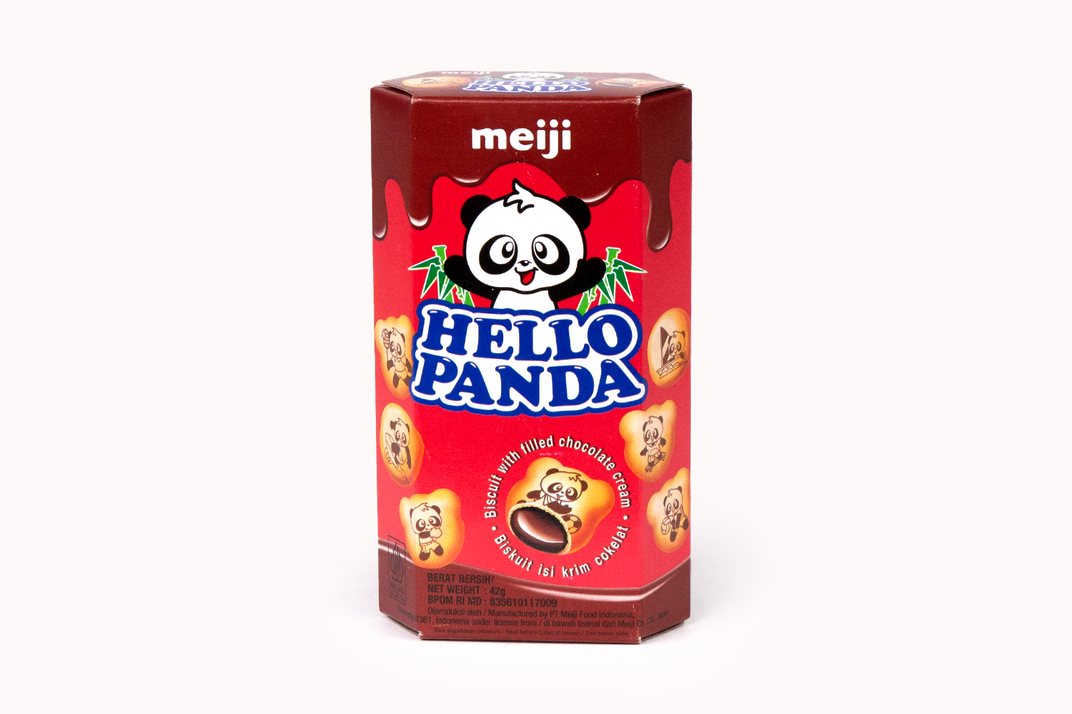 Hello Panda Biscuits With Chocolate Cream Filling