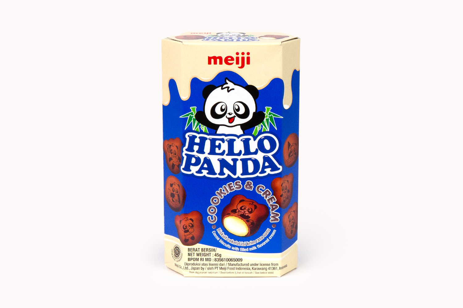 Hello Panda Cookies & Cream Biscuits