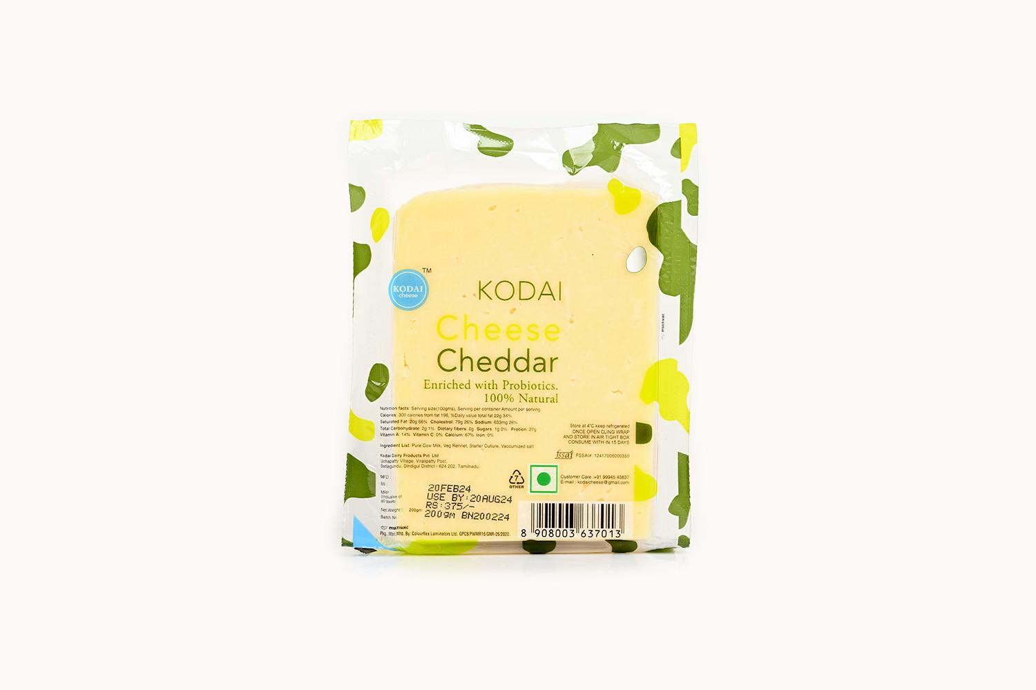 Kodai Cheddar Cheese