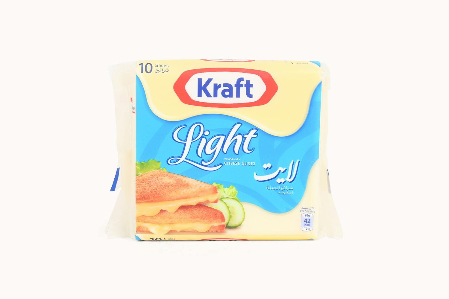 Kraft Light Cheddar Cheese Slices