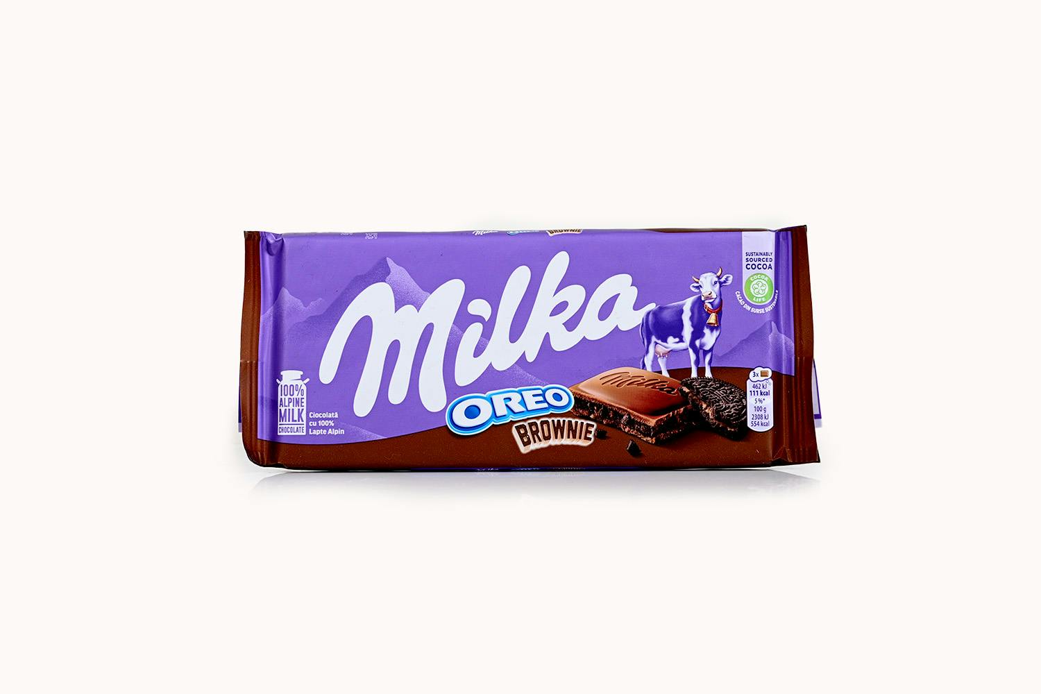 Milka Oreo Brownie Chocolate Bar