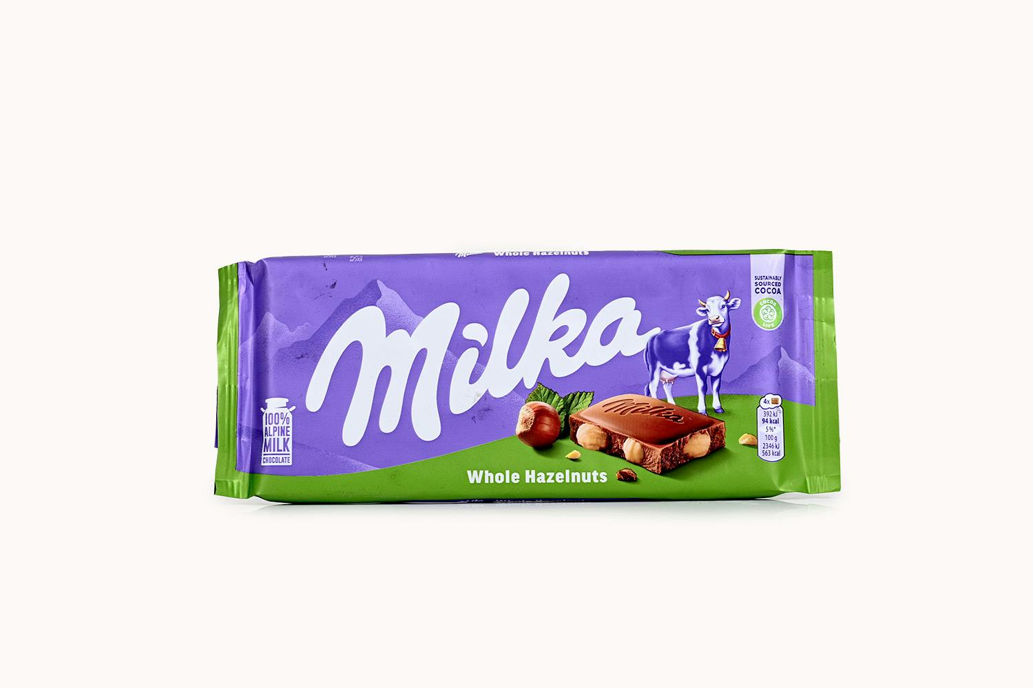 Milka Wholenut Chocolate Bar