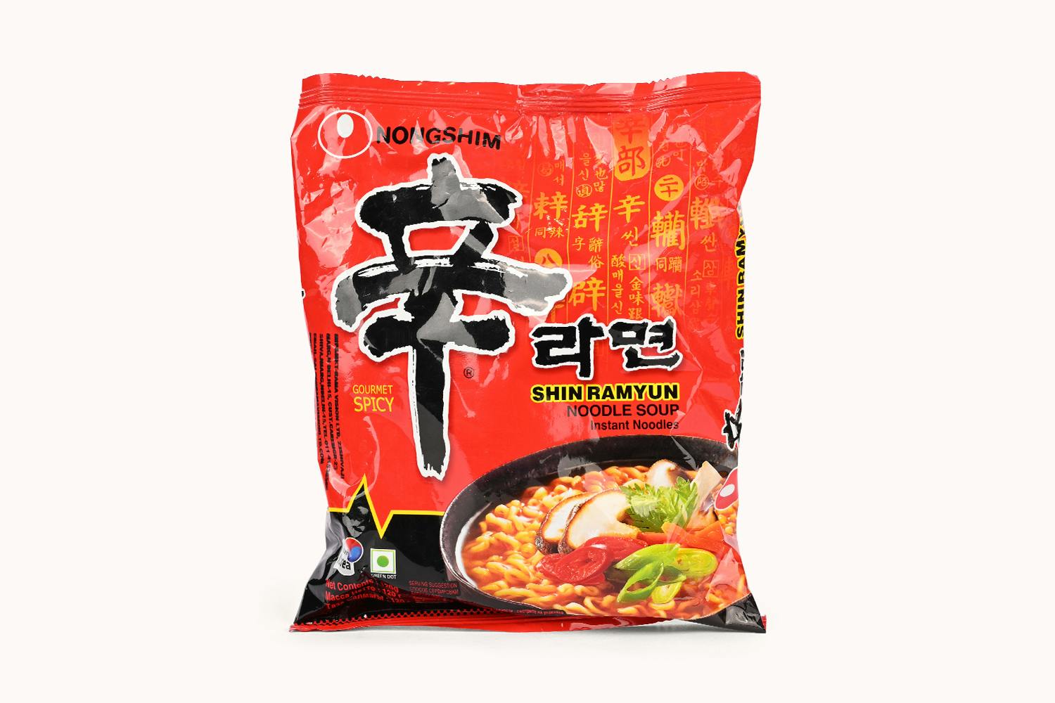 Nongshim Shin Ramyun Noodle Soup (Hot And Spicy)