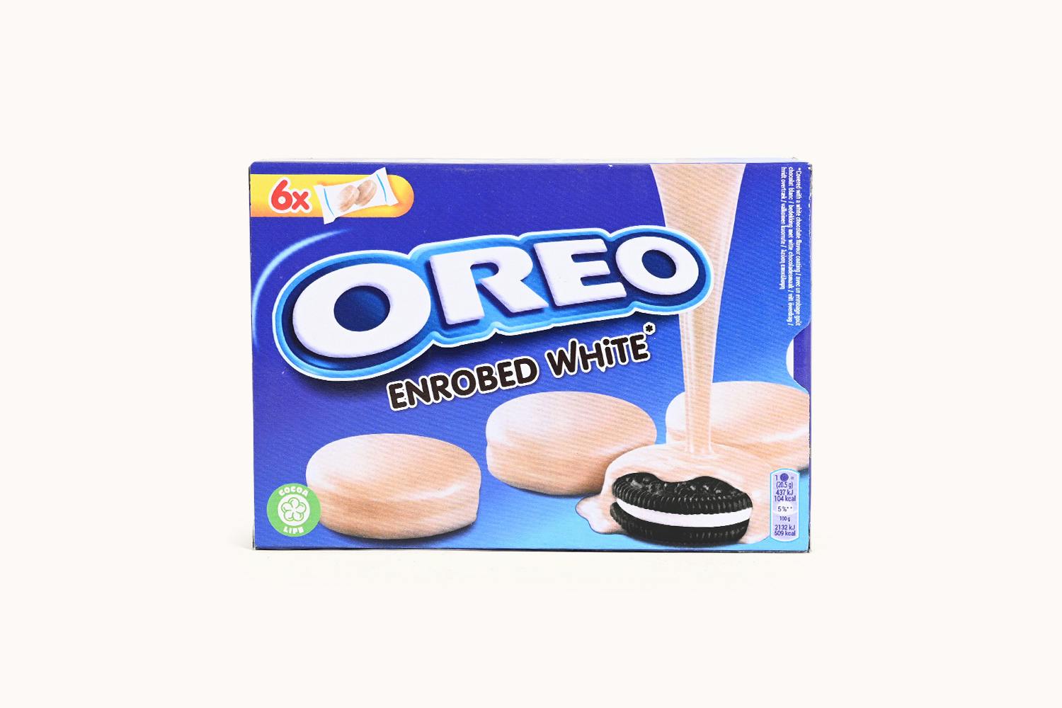 Oreo Enrobed White Chocolate Cookies
