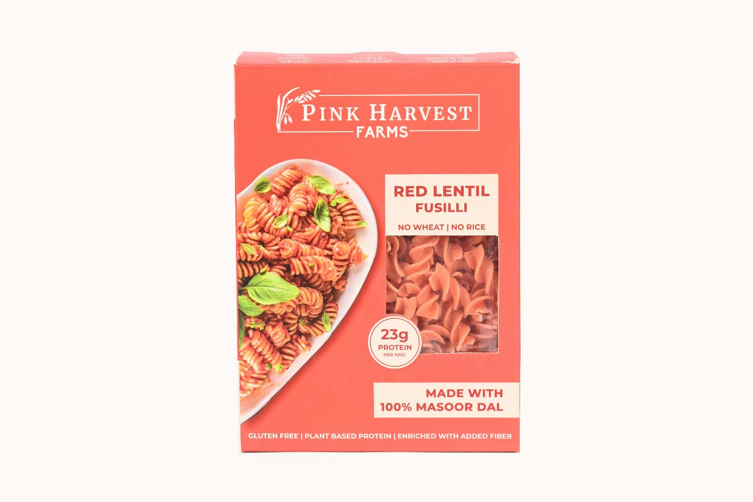 Pink Harvest Farms Red Lentil Pasta