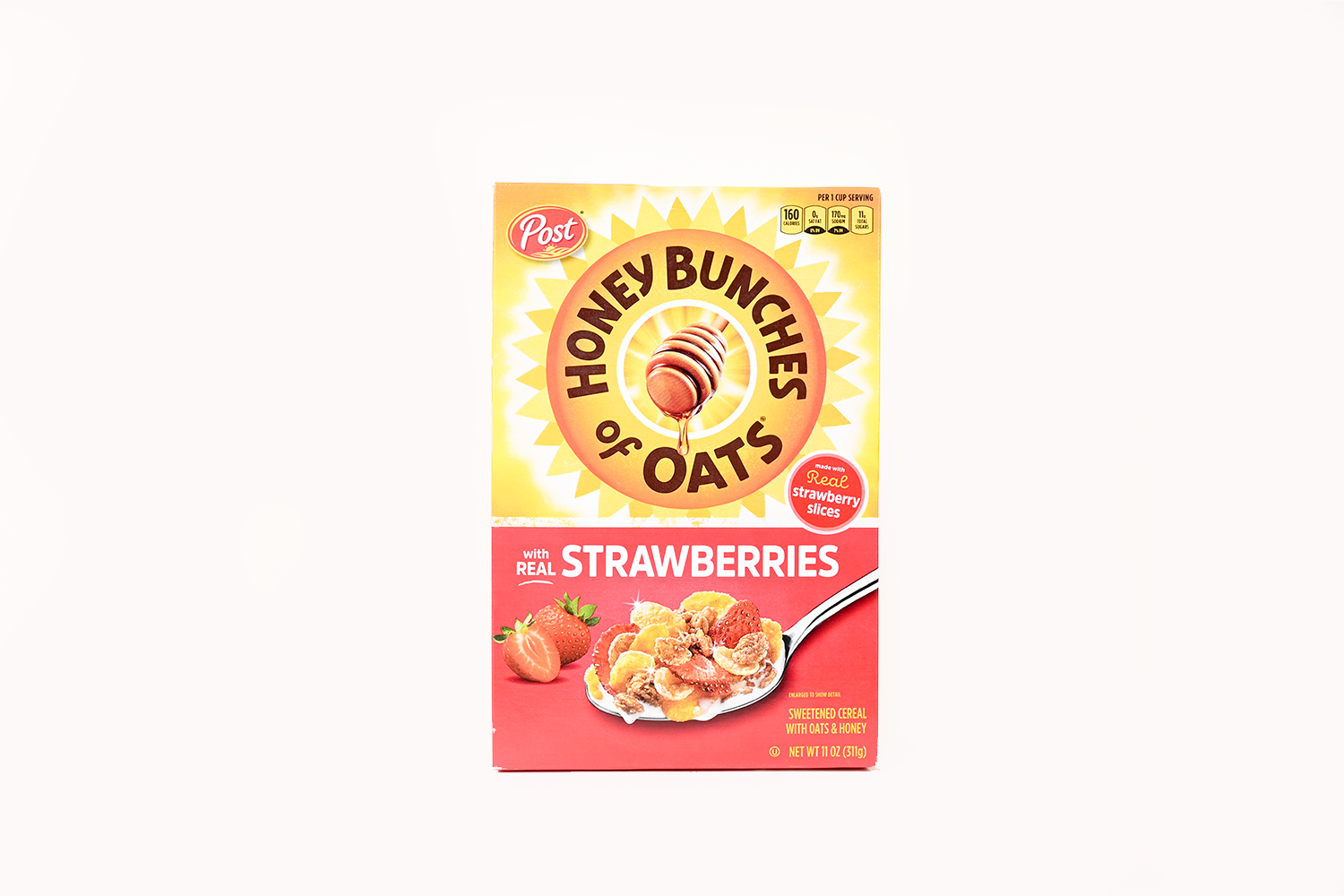 Post Honey Bunches Of Oats Cereal - Real Strawberries