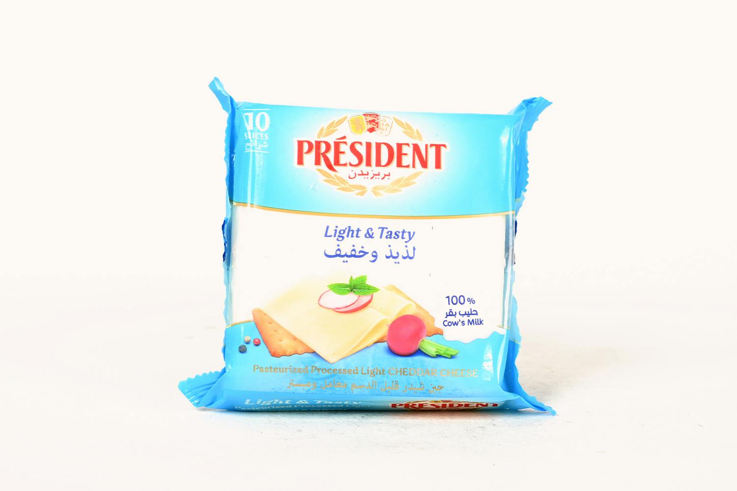 President Light Cheese Slices