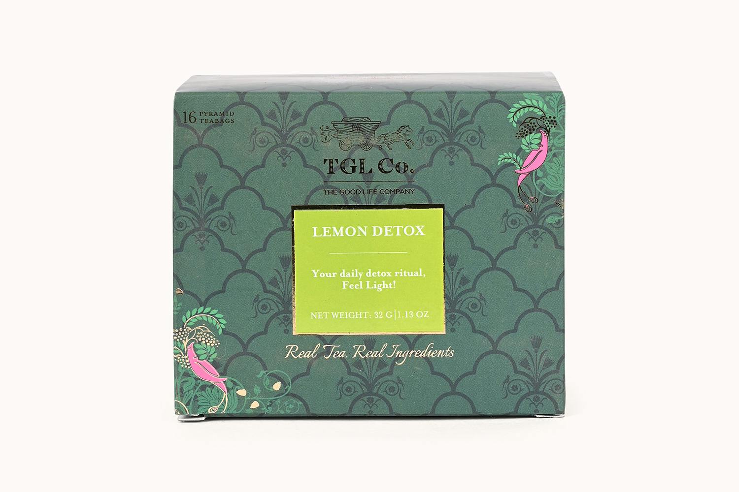 TGL Co. Lemon Detox Green Tea Bags