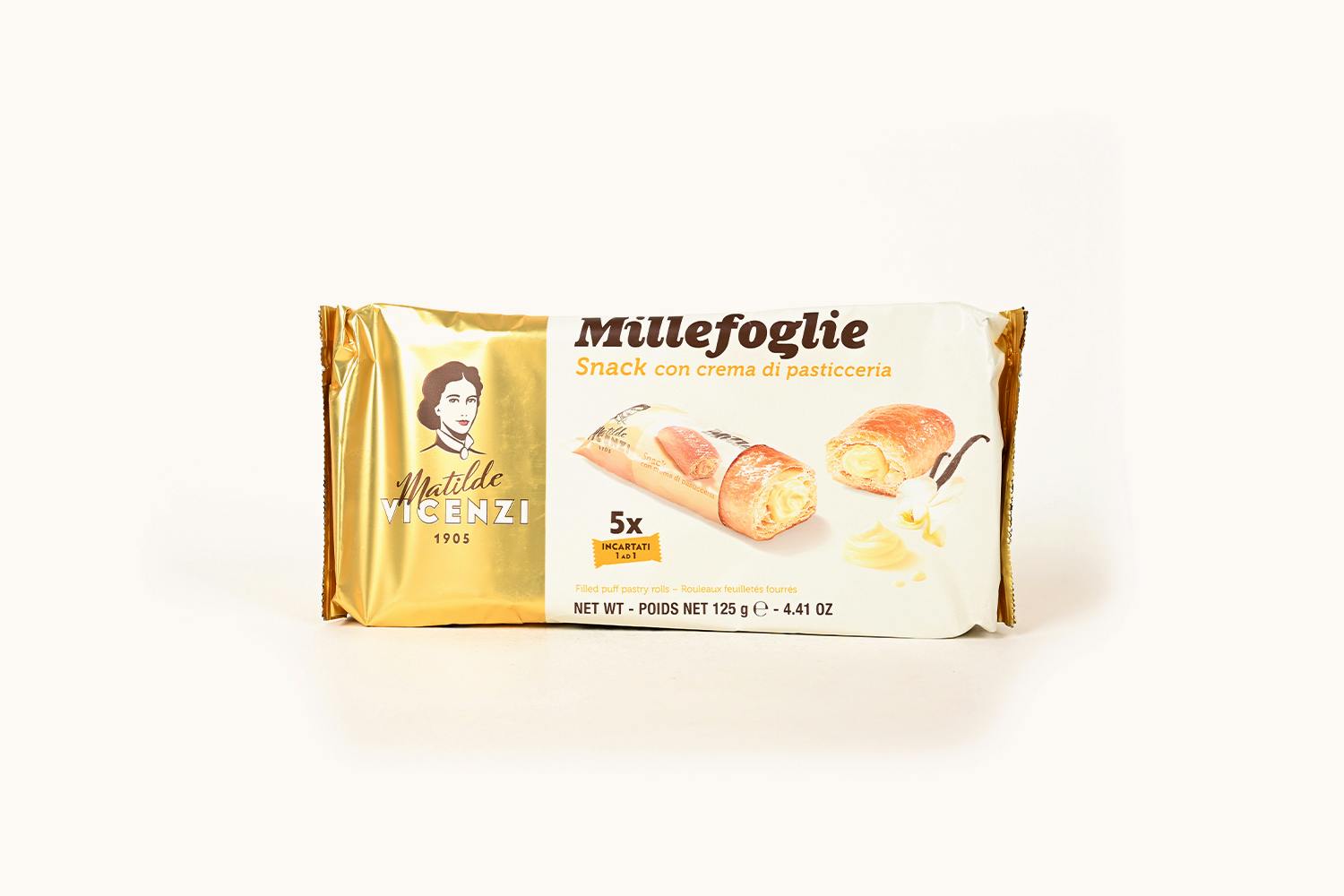 Vicenzi Minisnack with Pastry Cream