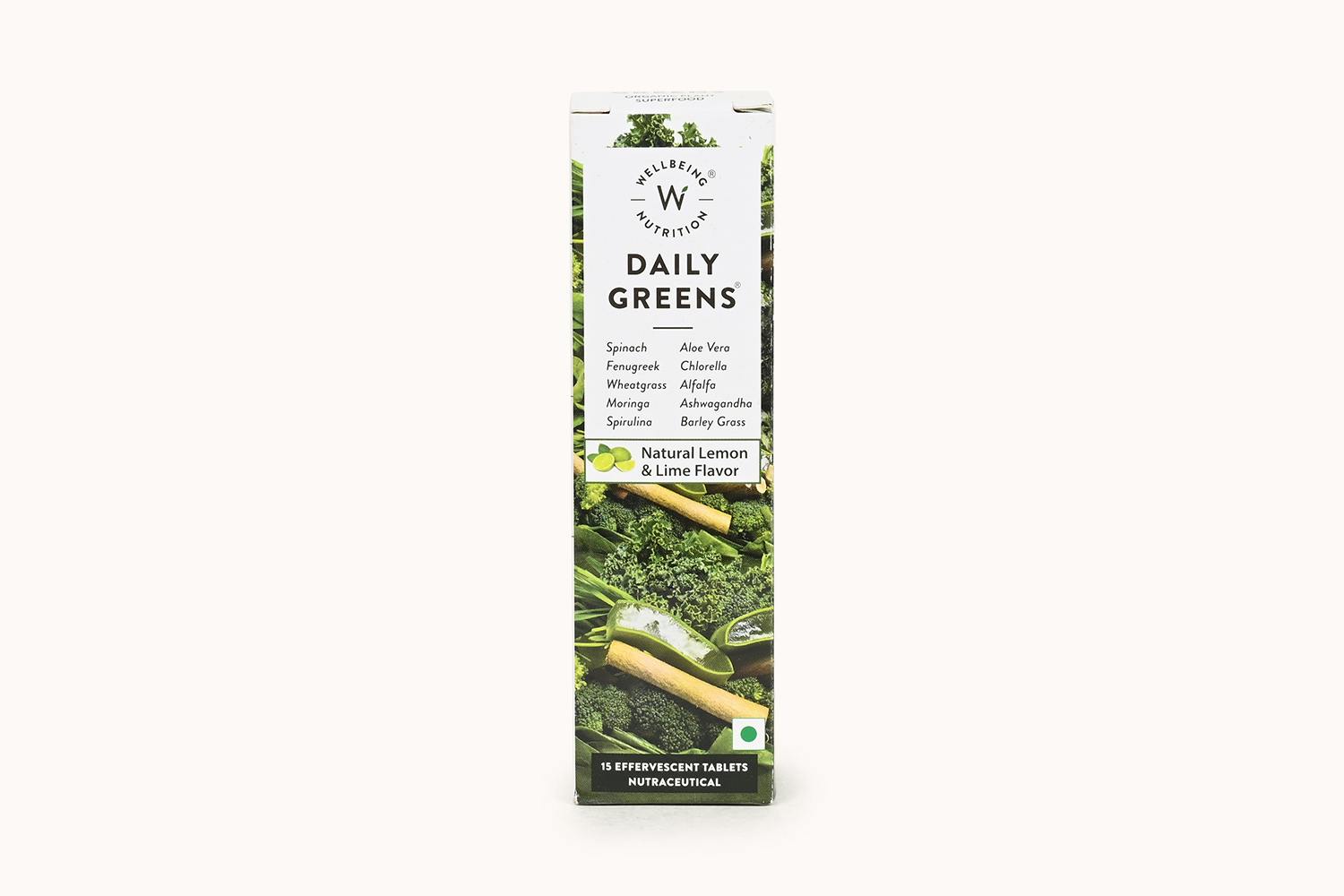 Well-Being Nutrition Daily Greens Effervescent Tablets
